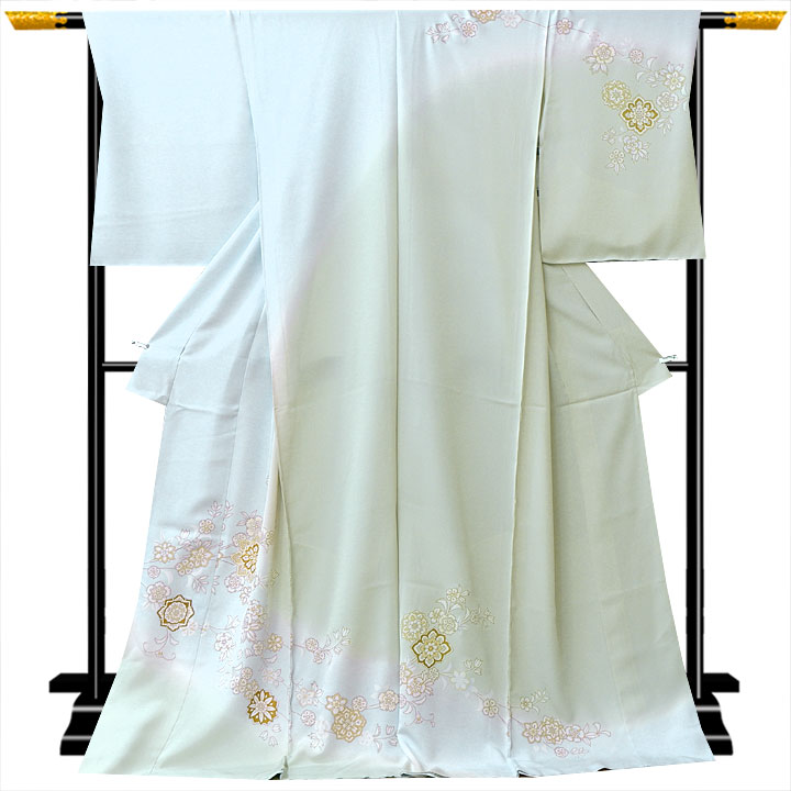 正絹 訪問着【優美な華文様】 正絹 訪問着【優美な華文様】