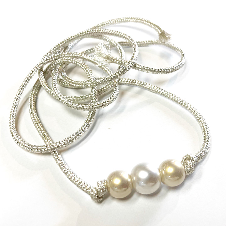 飾り紐【3連 パール】 飾り紐【3連 パール】