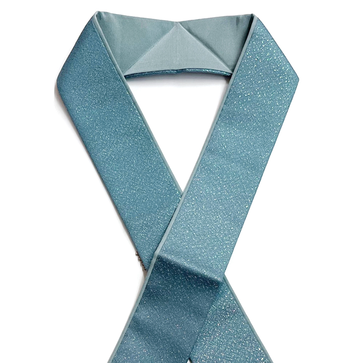 正絹 二十重ね衿【浅葱色】 正絹 二十重ね衿【浅葱色】