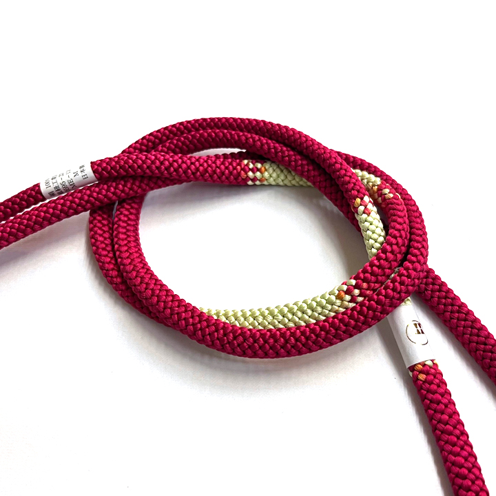 紐の渡敬 正絹 帯締め【ワインレッド】 紐の渡敬 正絹 帯締め【ワインレッド】