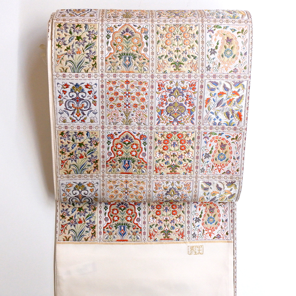 泰生織物 西陣織特選袋帯【ダマスク文様】 泰生織物 西陣織特選袋帯【ダマスク文様】