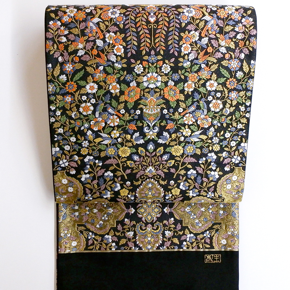 泰生織物 西陣織特選袋帯【草花紋】 泰生織物 西陣織特選袋帯【草花紋】