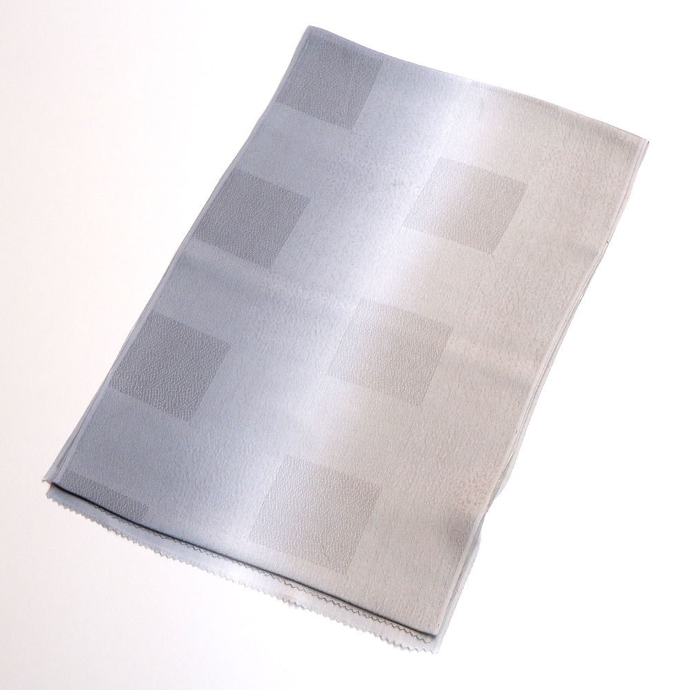 紐の渡敬謹製 正絹帯揚げ【灰ぼかし】 紐の渡敬謹製 正絹帯揚げ【灰ぼかし】