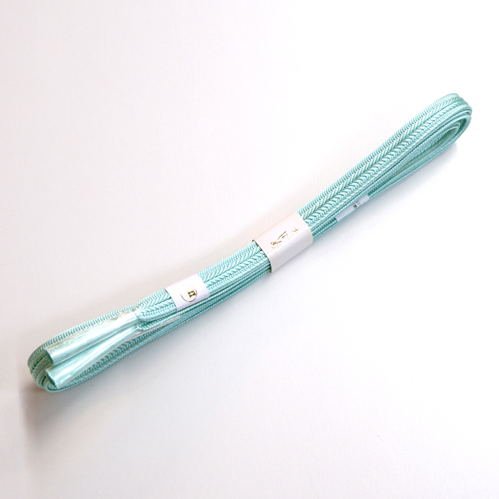 紐の渡敬謹製 正絹帯締め【水色】 紐の渡敬謹製 正絹帯締め【水色】