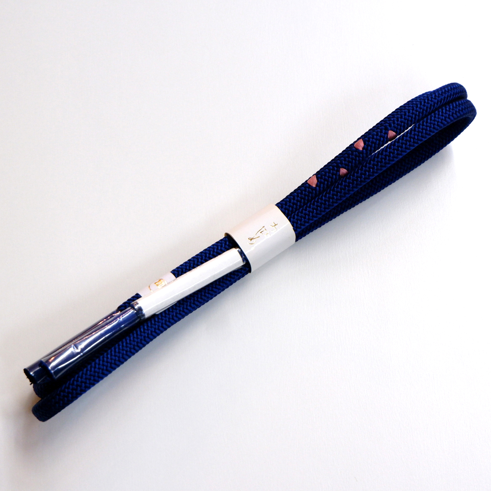 紐の渡敬謹製 正絹帯締め【青】 紐の渡敬謹製 正絹帯締め【青】