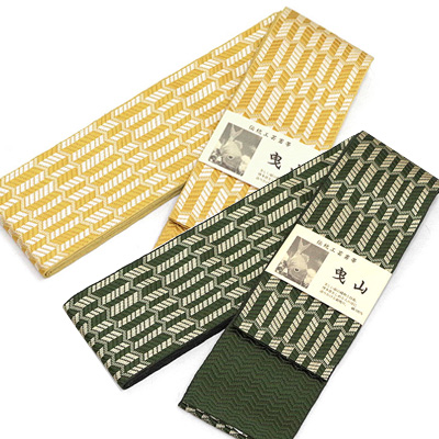 【新着情報】シンプルなお洒落柄、締めやすい博多織の角帯が2色入荷！